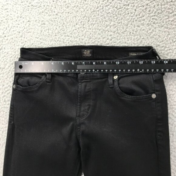 COH Womens Size 28‎ Avedon Slick Skinny Leg Black Stretch Denim Mid Rise Jeans - Picture 13 of 16
